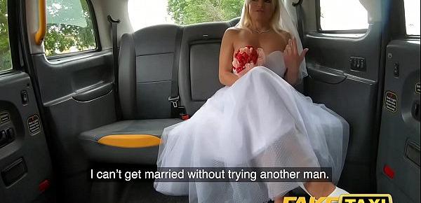  Fake Taxi Sexy Tara Spades creampied on her wedding day